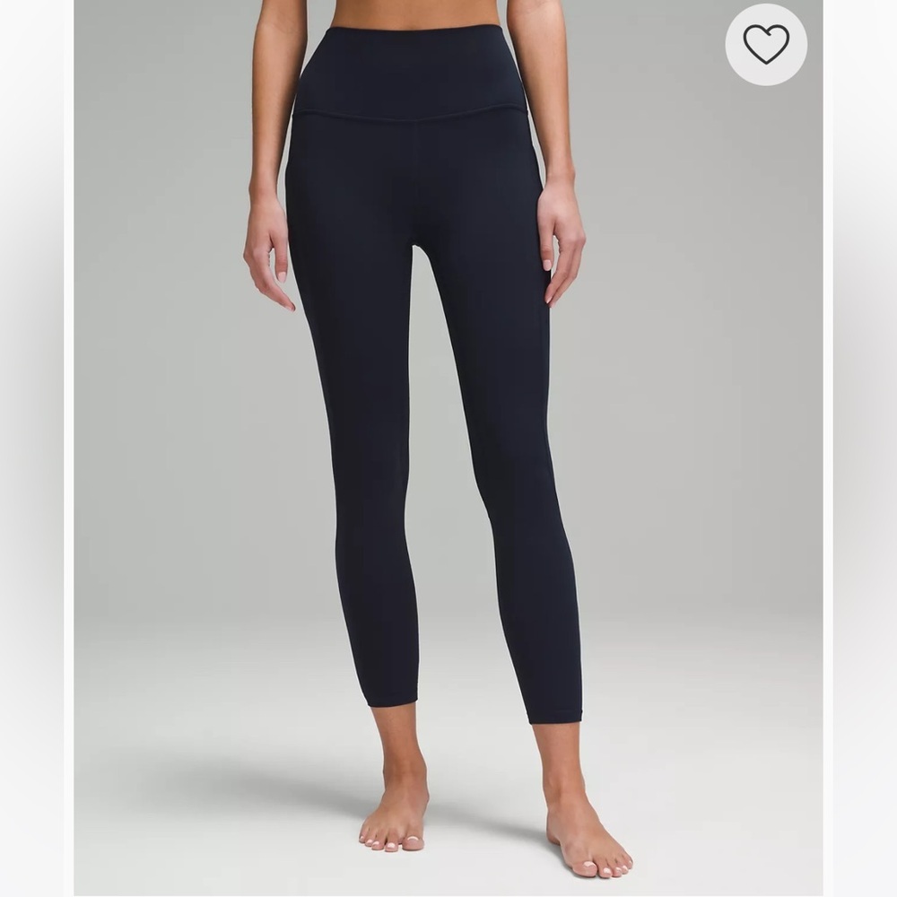 Lululemon 25” True Navy High-Waisted Align Leggings with Pockets - Picture 2 of 9